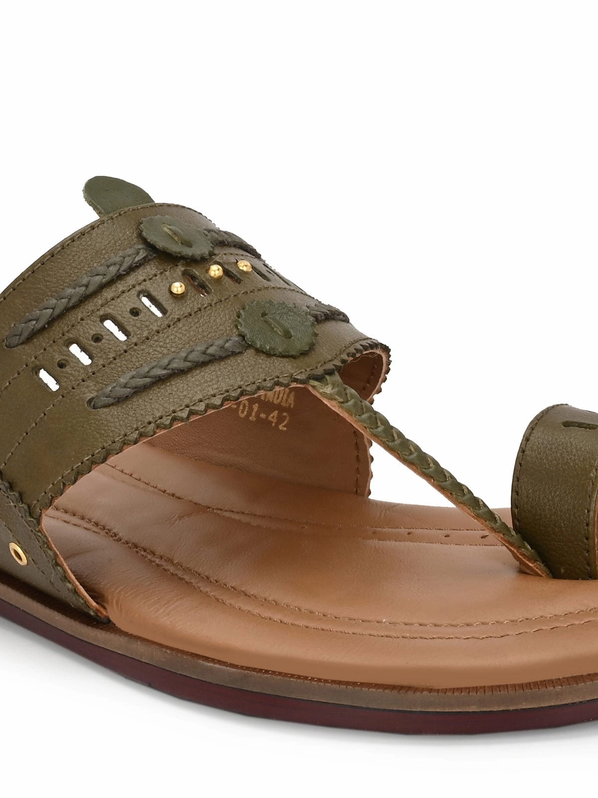 Vercase Slippers Lorden Leather Kohlapuris