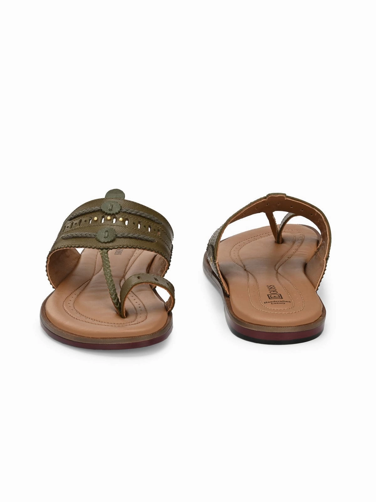 Akatsuki Slippers Lorden Leather Kohlapuris