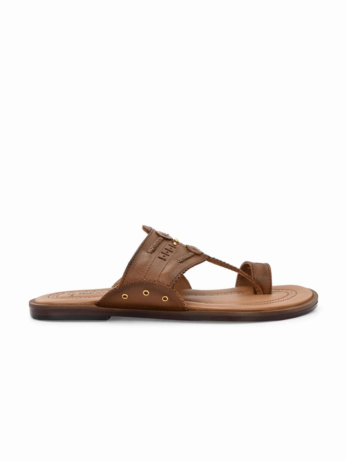 Lorden Leather Kohlapuris Carnaval Slides