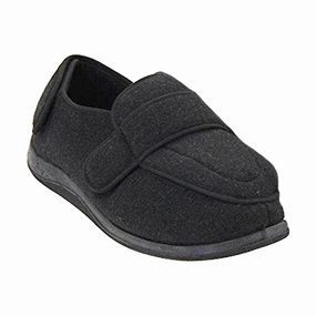 Foamtreads Physician Extra Wide Slipper Black (Men's) Belly Dance Slippers