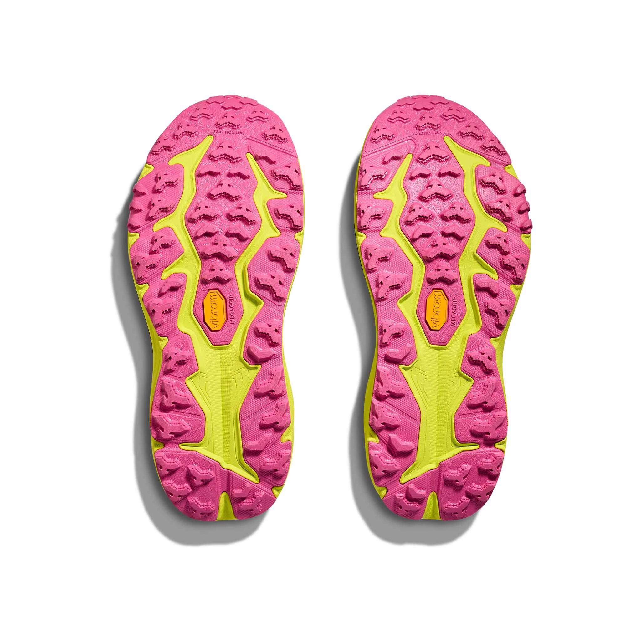 HOKA | Women's Speedgoat 6 Running Shoes - Black/Neon Hoka Citrus Vegan Shoes