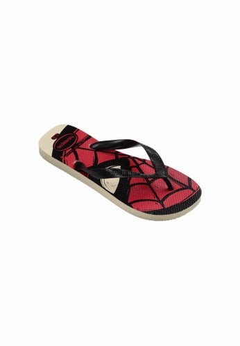 Sandy Liang Slippers HAVAIANAS TOP MARVEL LOGOMANIA - BEIGE