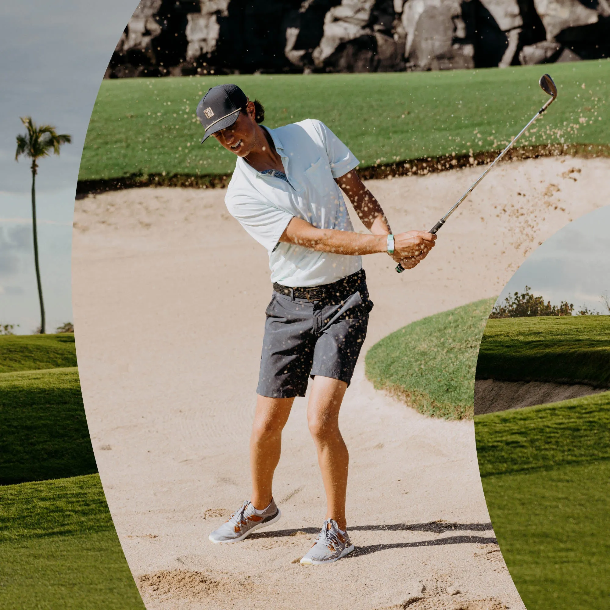 Manele - Poi / Charcoal Sandals With Arch Support And Back Strap