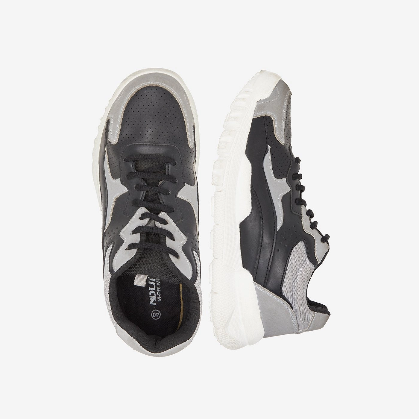 Mark Sports Shoes for Men Platform Wedge Oxfords