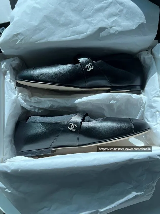 Flat Shoes To Wear To Mary Jane Lambskin Ballerina Flat Black Chanel