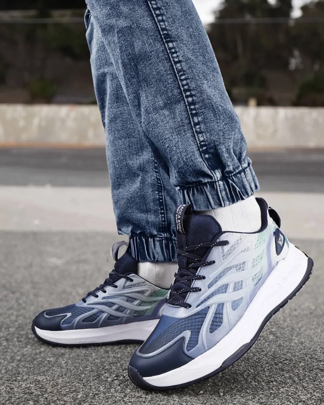 Best Running Shoes For Working Out Bacca Bucci HELIX Men's Low-Top Casual Athleisure Shoes