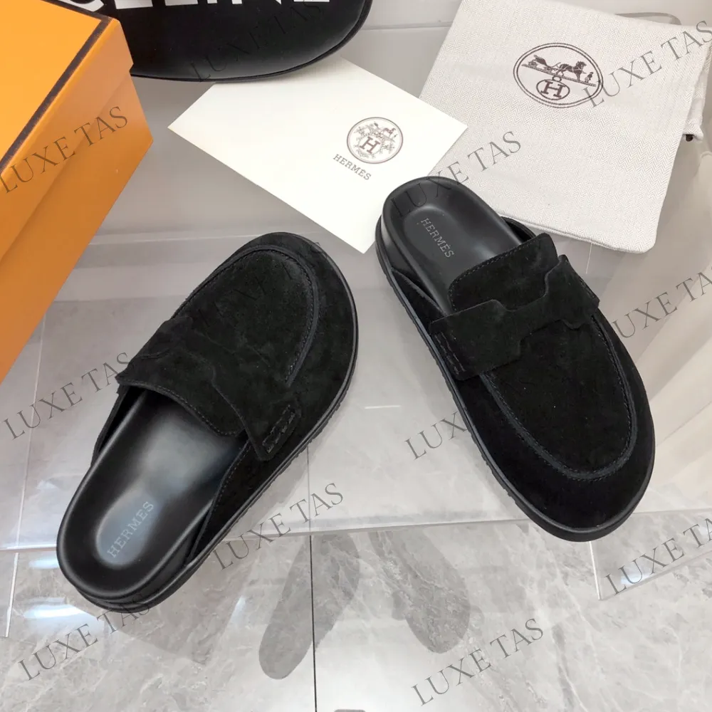 Sandals Newest Resort Noir Go Mule Designer Slides & Sandals for Men