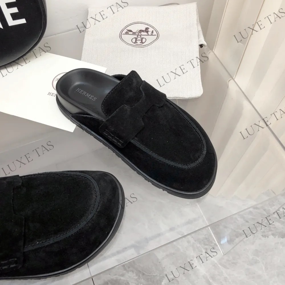 Noir Go Mule Designer Slides & Sandals for Men Sandals Born