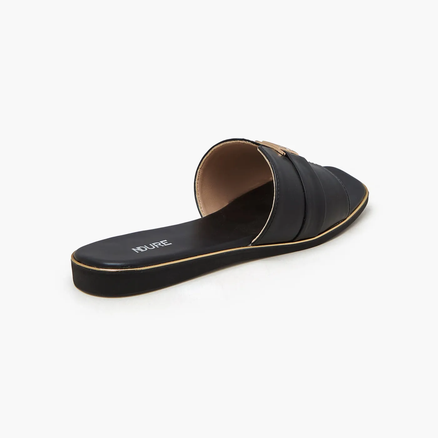 Women's Decorative Buckle Flats Best Running Shoes For Flat Feet And Ankle Support