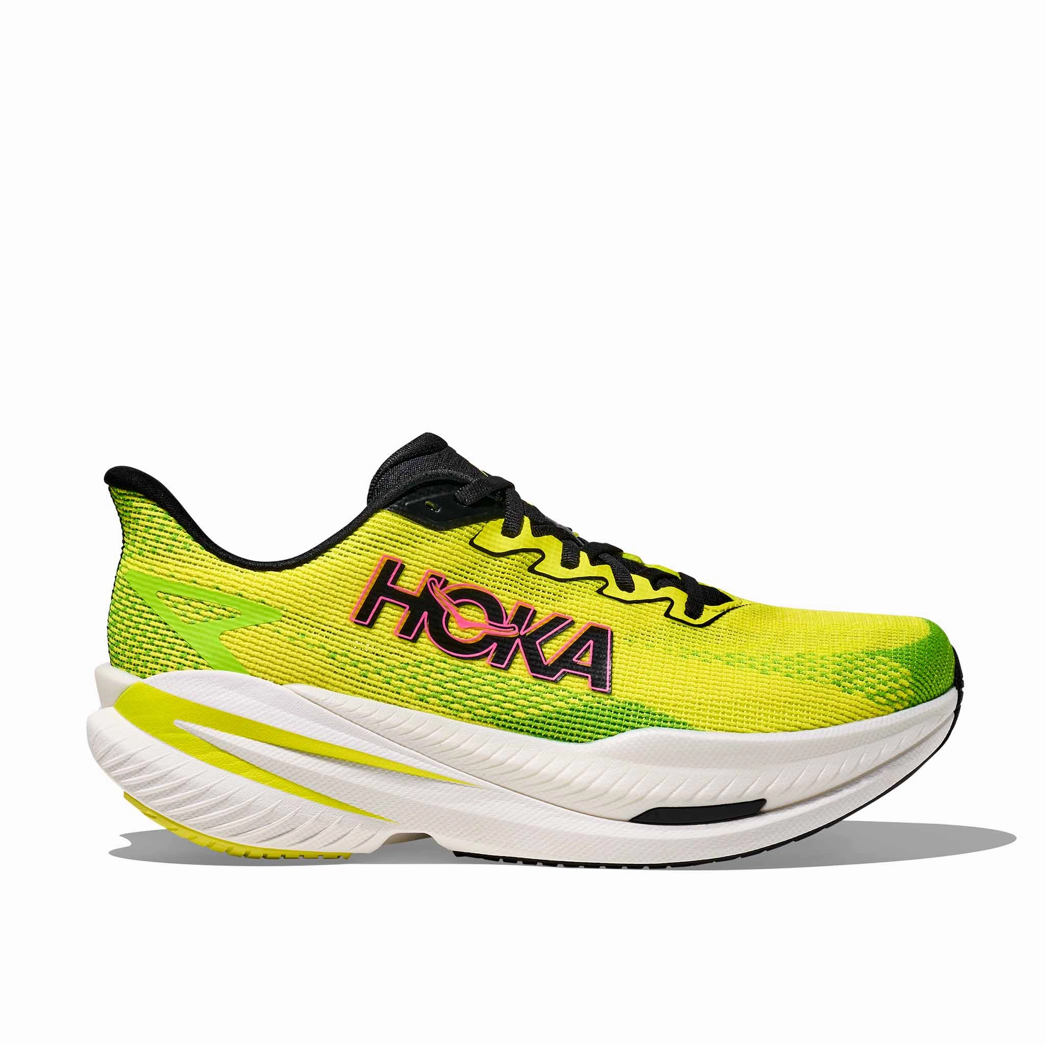 Shoes Offers HOKA | Men's Mach X 3 Running Shoes - Neon Hoka Citrus/Neon Lime