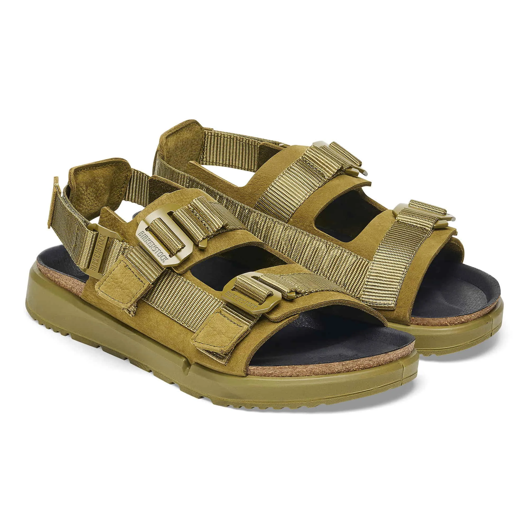 Attilio Giusti Leombruni Sandals Shinjuku Natural Leather Textile