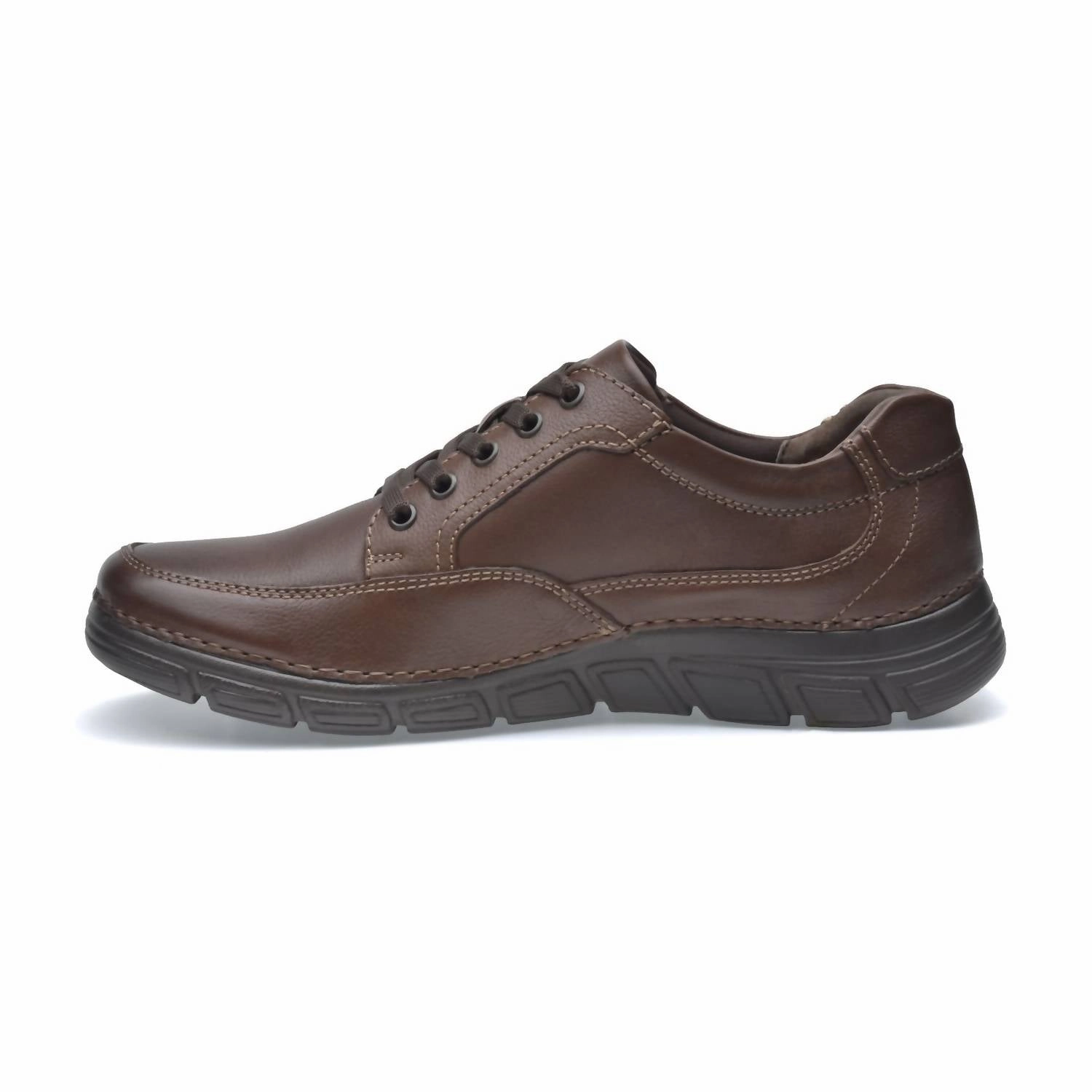 Men's Leather Oxfords Rock In Barista Brown Wood Defender Oxford Brown