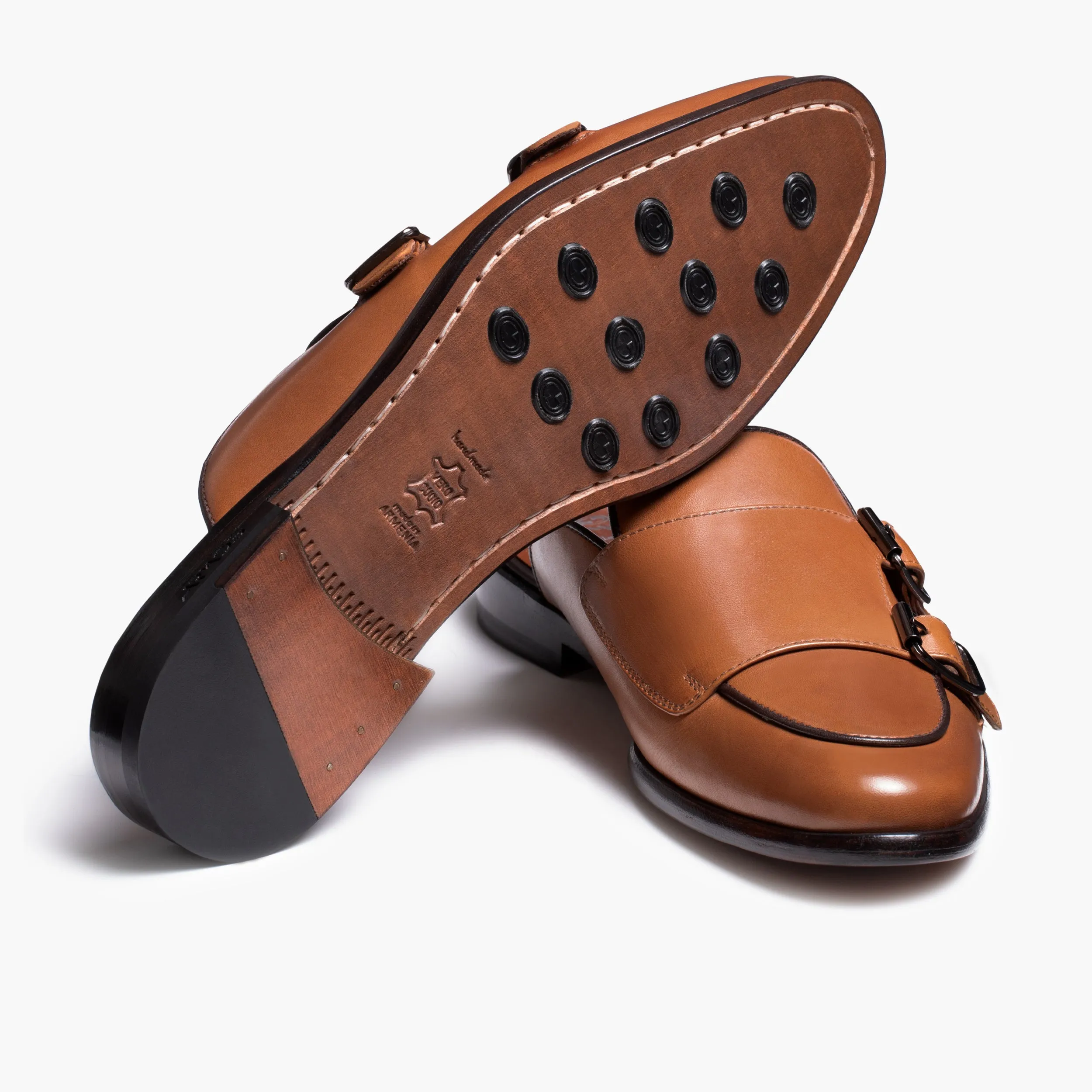 Men's Brown Leather Mule Sandals Naturalizer