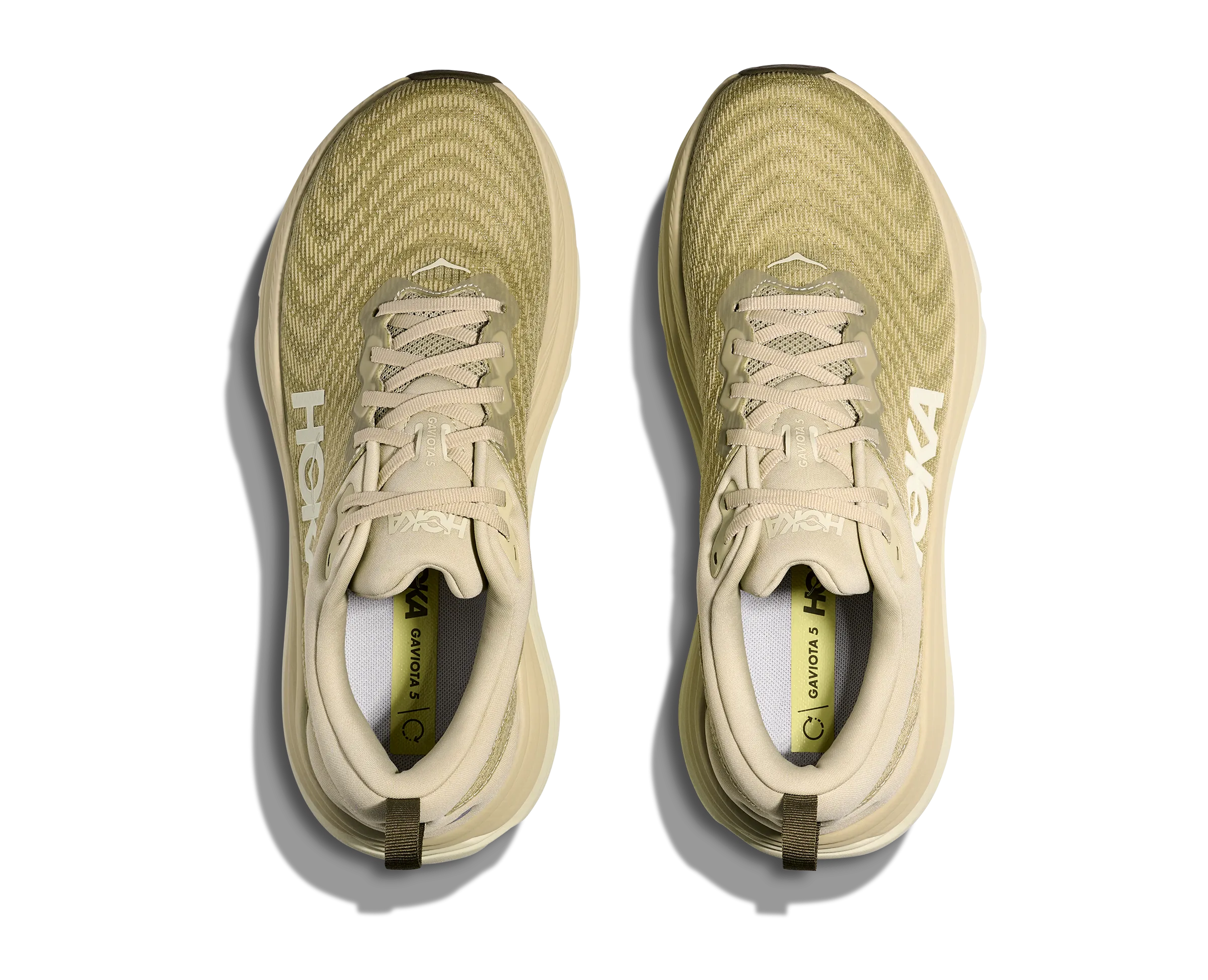 Men's Hoka Gaviota 5 (Oyster Mushroom/Truffle Salt) Shoes With Flowers