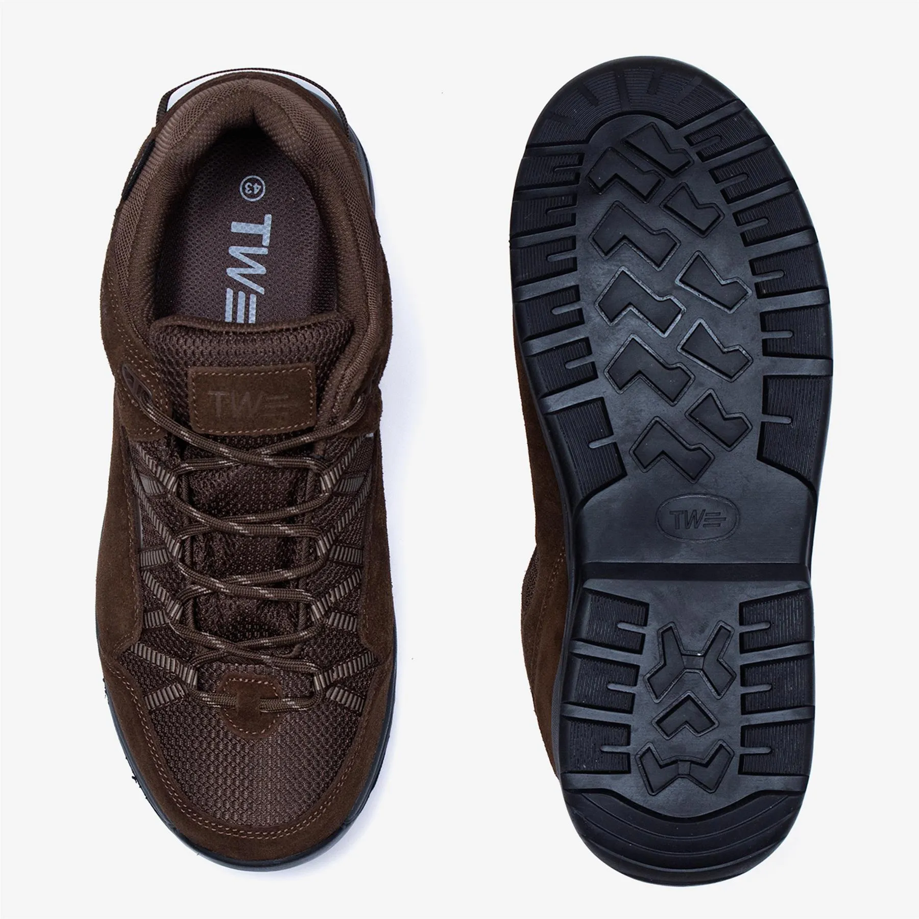 White Nursing Sneakers Men's Wide Fit Tredd Well Quest Hiking Waterproof Sneakers