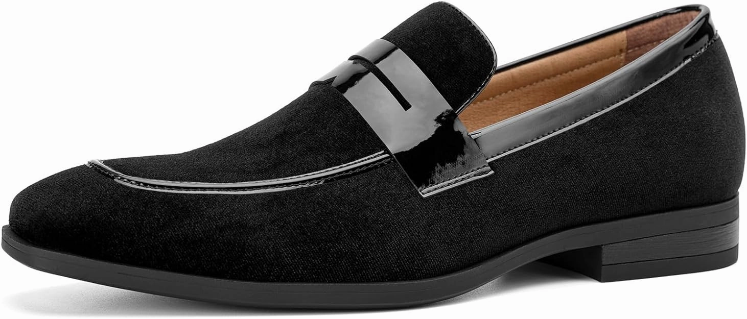 Dress Loafers With Jeans Mens Velvet Loafers Dress Shoes Loafers for Men Tuxedo Suit Shoes