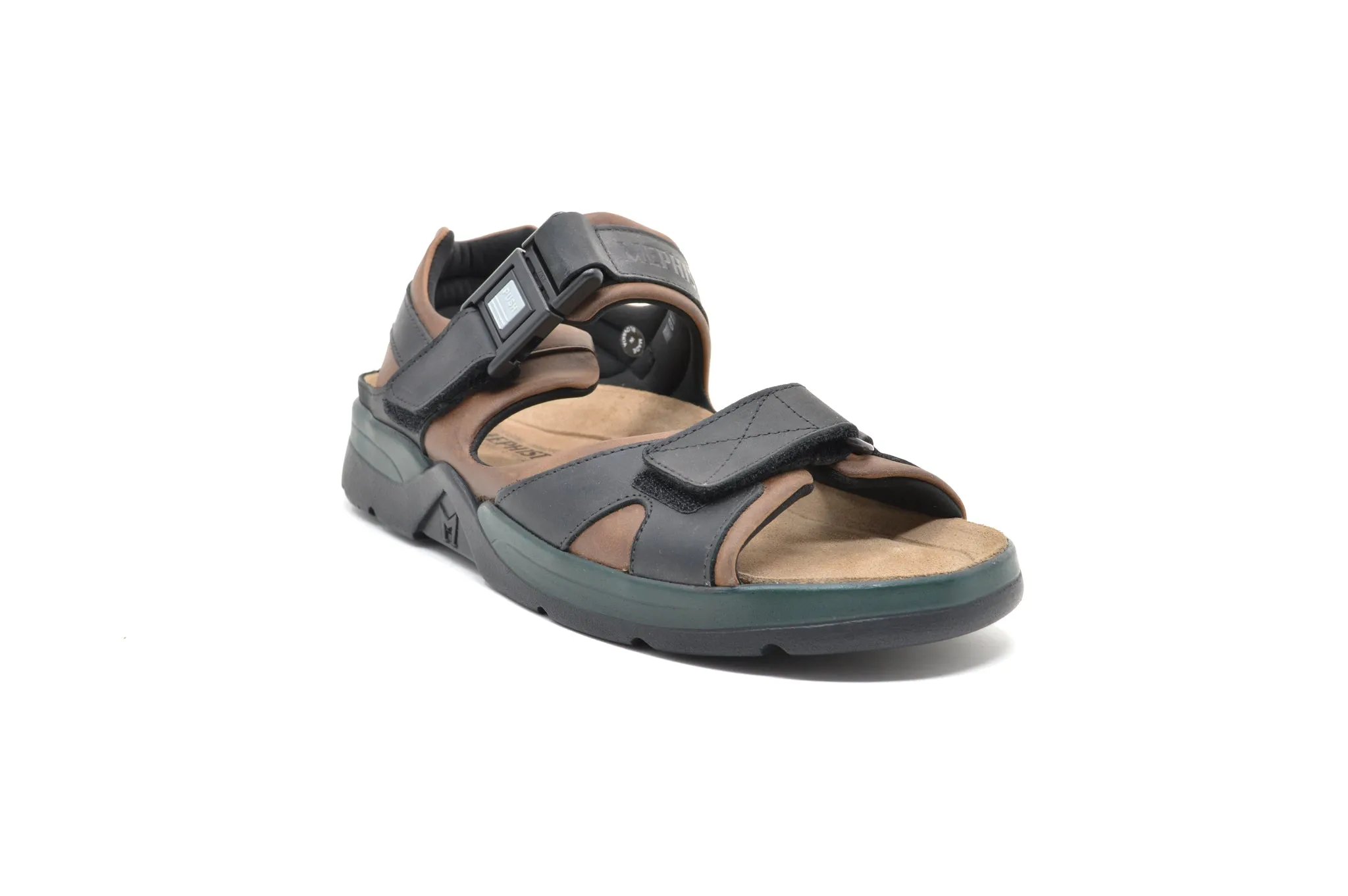 MEPHISTO Shark Shoes Wedge Sandals