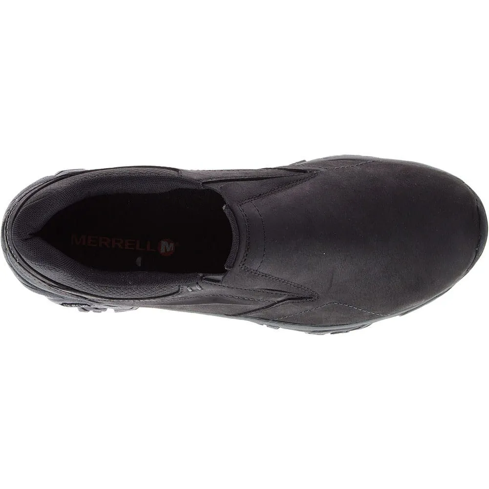 Hiking Shoes Mid Vs Low Merrell Men's Moab Adventure Moc Waterproof Hiking Shoe - Black