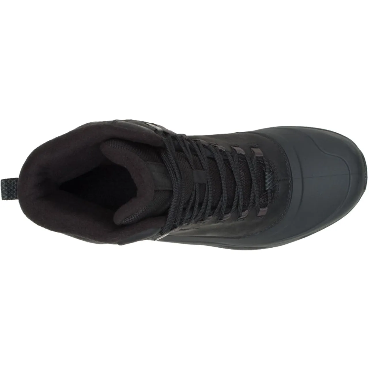 Hiking Shoes Snow And Rock Merrell Men's Thermo Overlook 2 Mid Boot Waterproof w/ Arctic Grip - Black