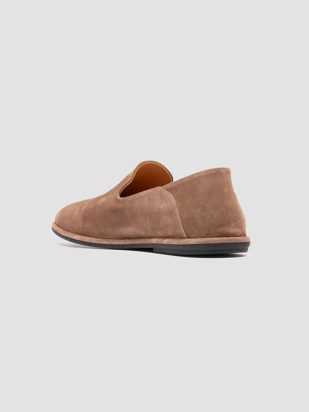 Woodchuck Sato Tabi Loafers MIENNE 001 - Taupe Suede Penny Loafers