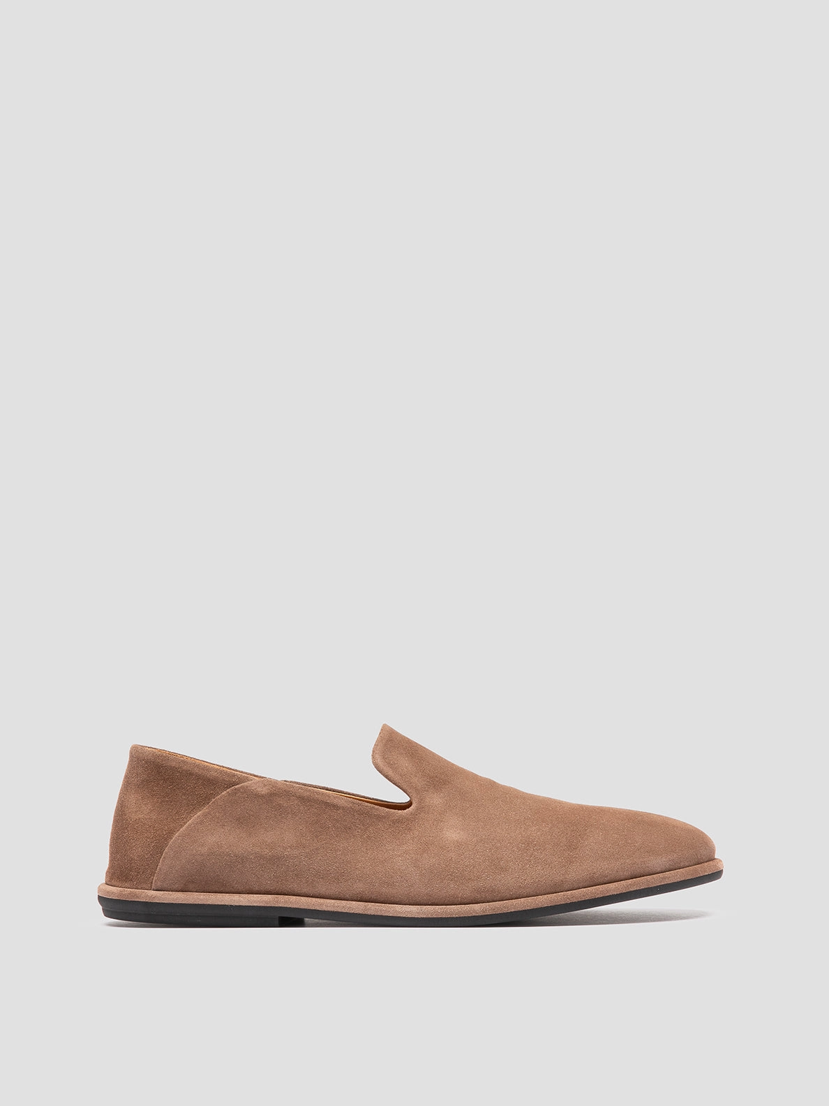 MIENNE 001 - Taupe Suede Penny Loafers Loafers Hush