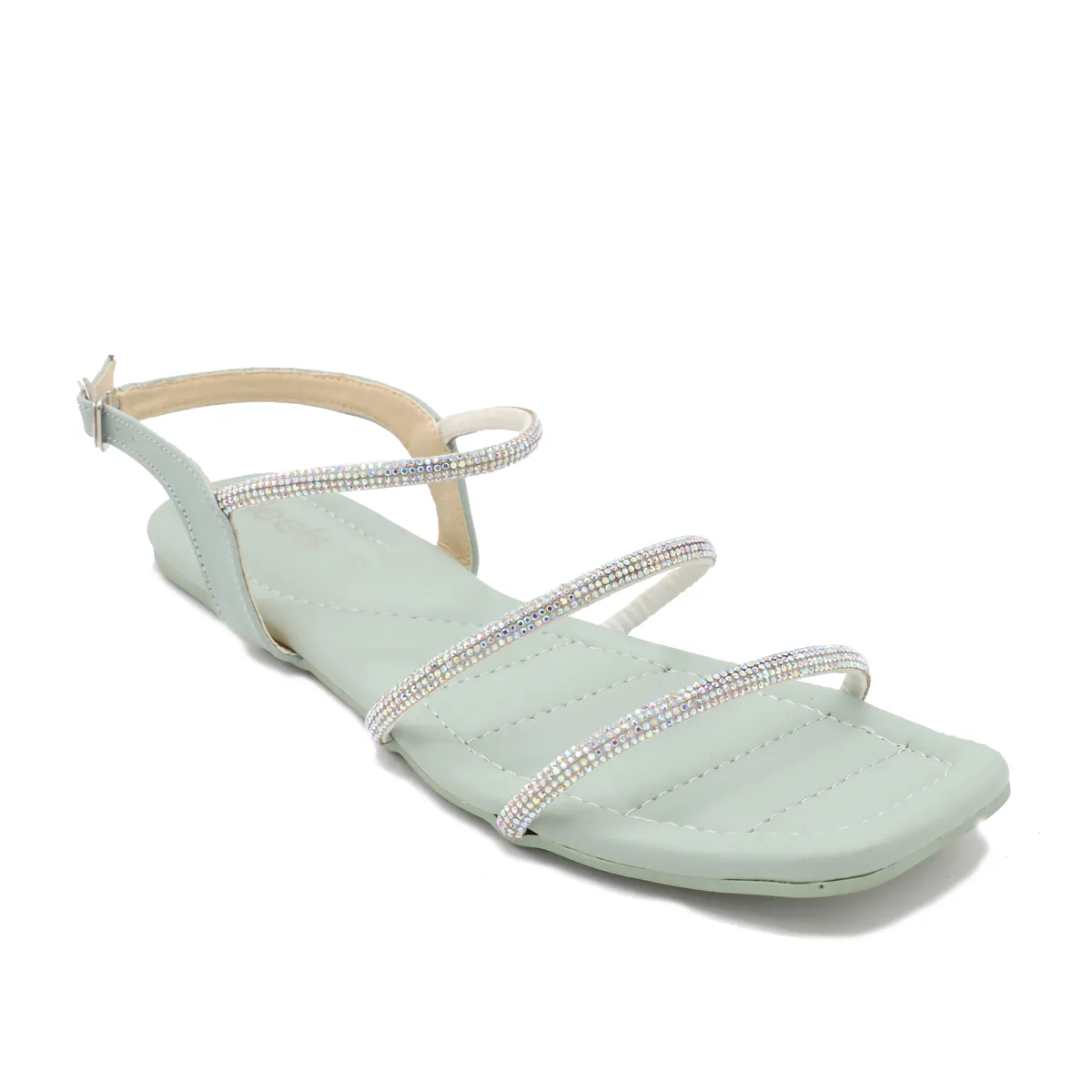Mint Green Fancy Sandal 060008 Print Sandals