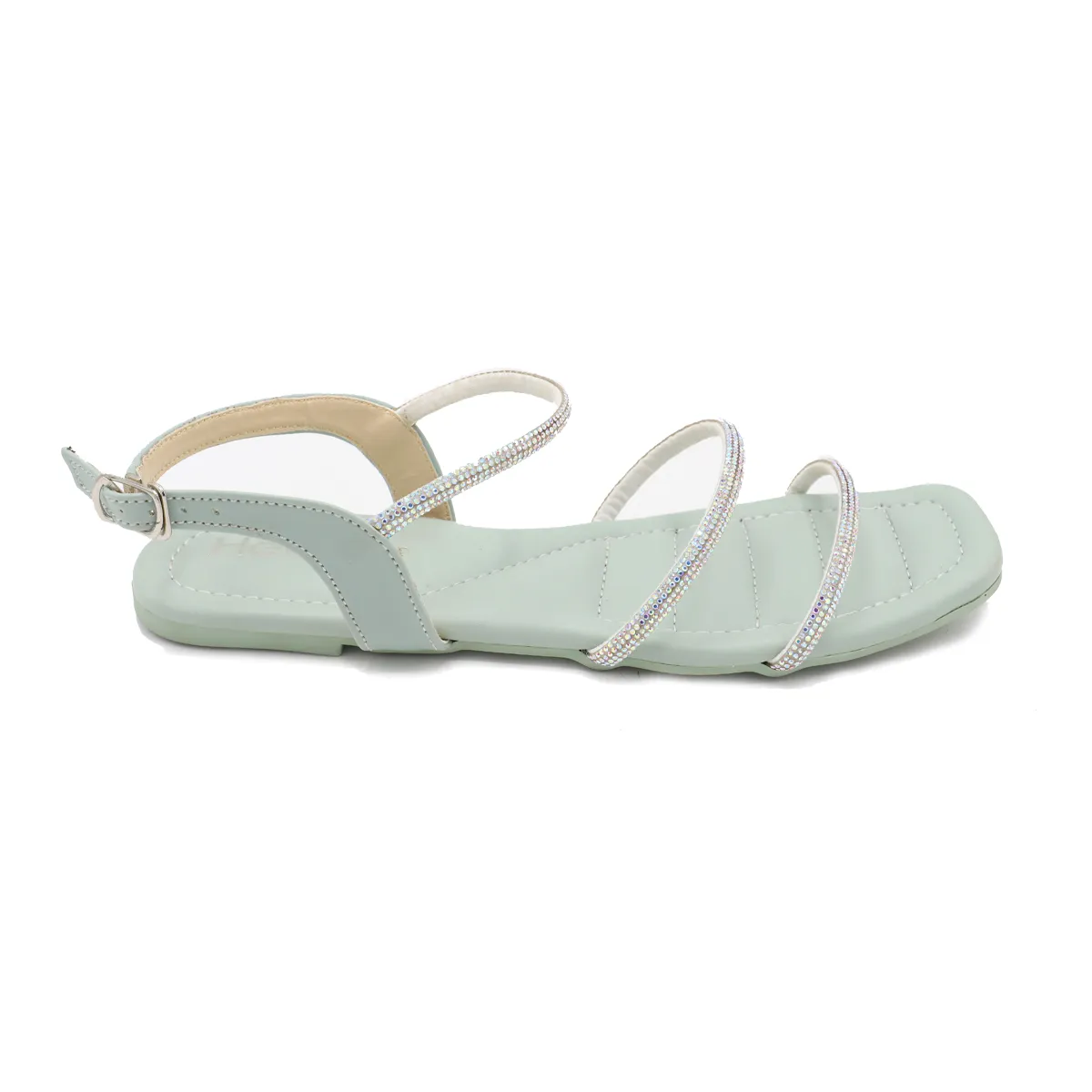 Classy Sandals Mint Green Fancy Sandal 060008