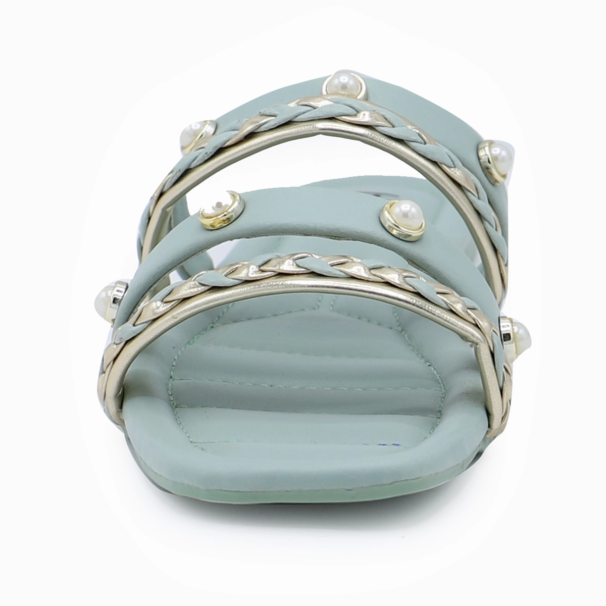 Slides Slip On Mint Green Formal Slipper 035278