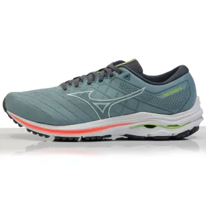 Best Budget Running Shoe Mizuno Wave Inspire 18 Men's Running Shoe - Smoke Blue/White/Neon Flame