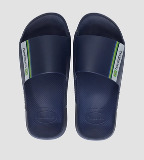 HAVAIANAS SLIDE BRASIL - 4147319 -NAVY BLUE Cartoon Bunny Slippers