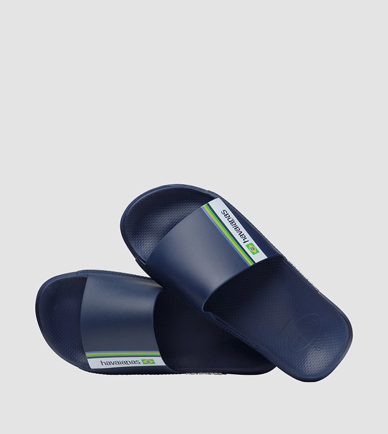 HAVAIANAS SLIDE BRASIL - 4147319 -NAVY BLUE Goat Slides
