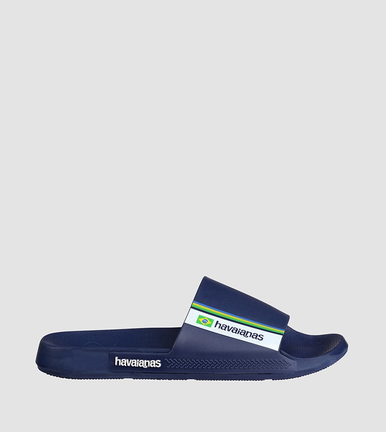 HAVAIANAS SLIDE BRASIL - 4147319 -NAVY BLUE Pregnancy Slippers