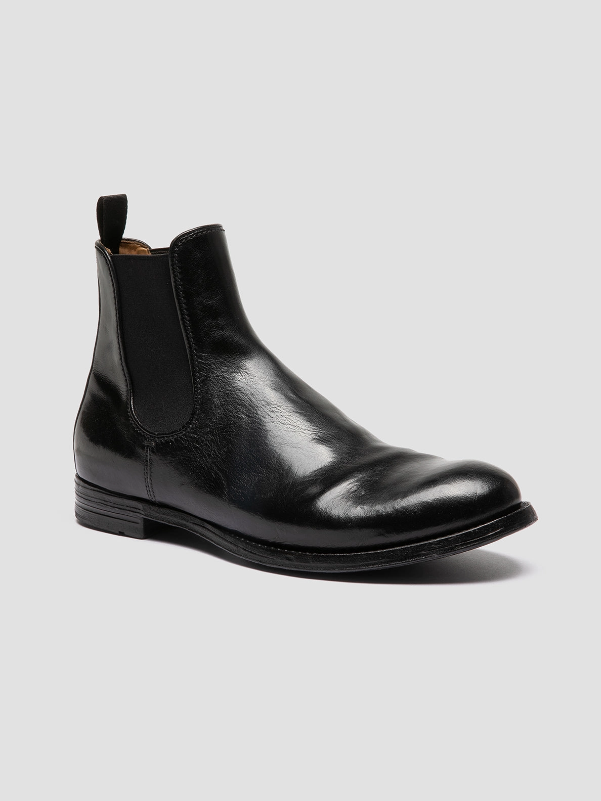 ANATOMIA 083 - Black Leather Chelsea Boots Carpenter Boots