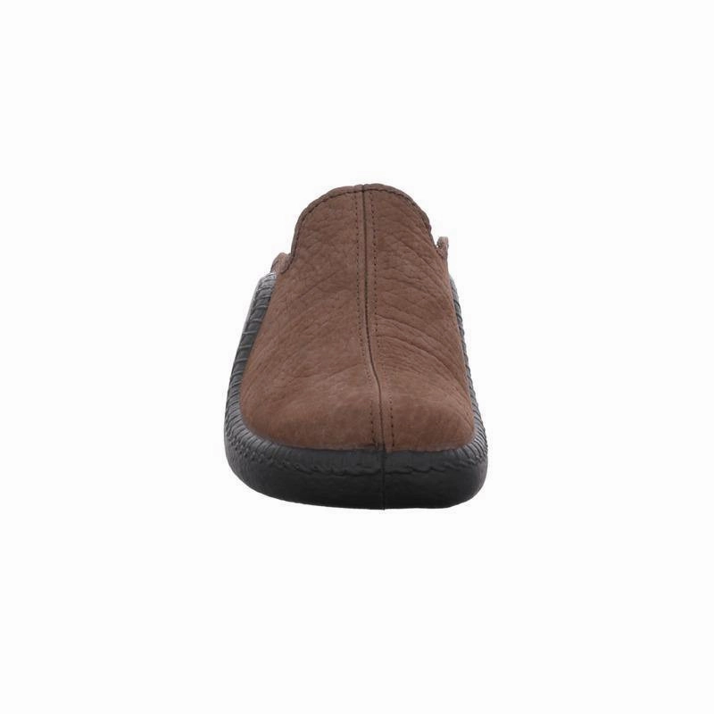 Free Knitting Patterns Slippers Easy Mokasso 102 - Women