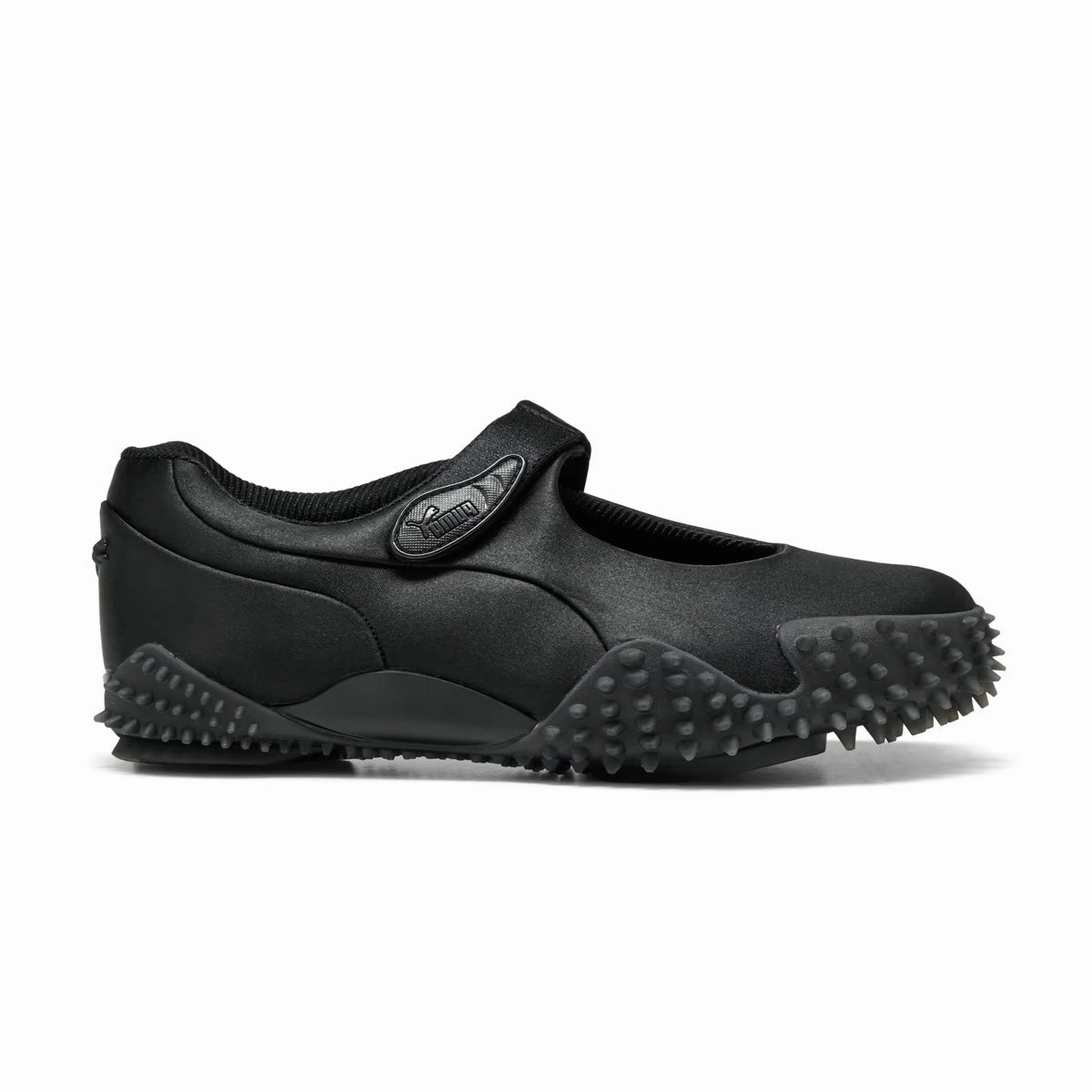 Mostro Fey Satin 'Puma Black Cool Dark Grey' Puma Dial Lace Shoes