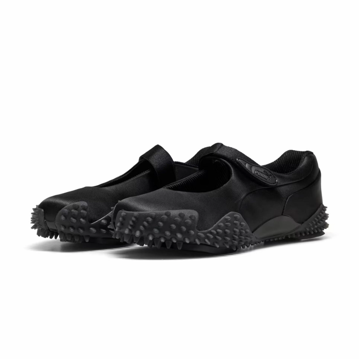 Spiky Puma Shoes Mostro Fey Satin 'Puma Black Cool Dark Grey'