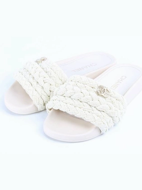 Vintage Boudoir Slippers mule slippers 36 230 Chanel