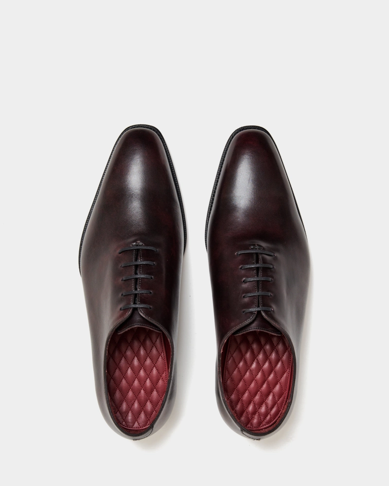 Museum Oxblood Wholecut Oxford Dress Shoe Postman Oxfords