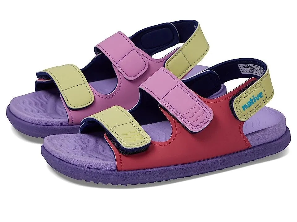 Sandals Arch Native Shoes Frankie Sugarlite Sandals Kids Purple Adjustable Straps GBNC653