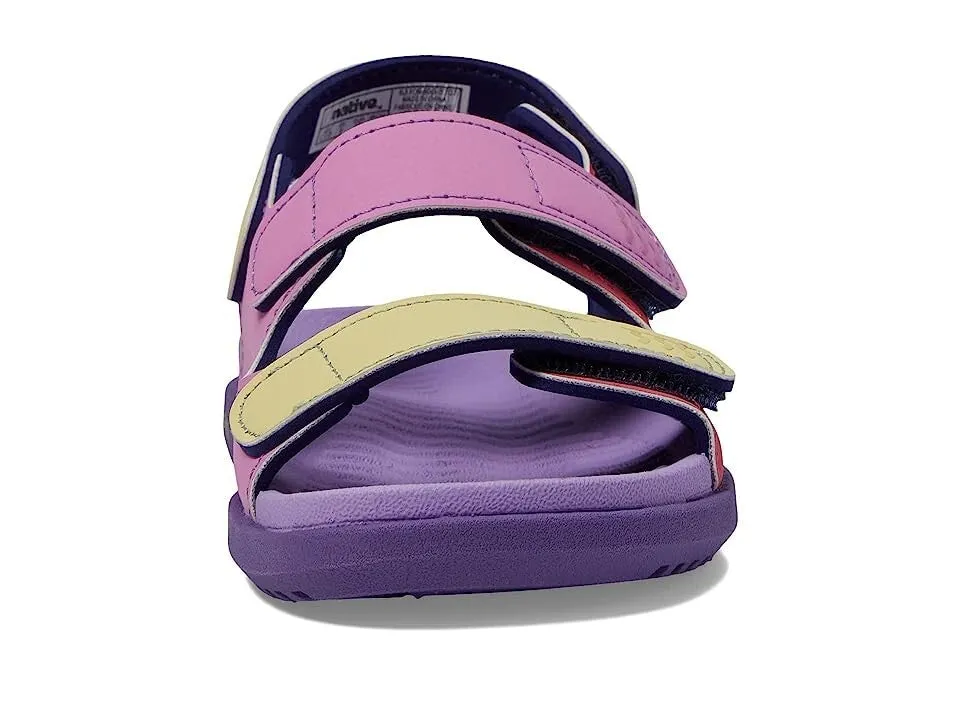 Berkins Sandals Native Shoes Frankie Sugarlite Sandals Kids Purple Adjustable Straps GBNC653