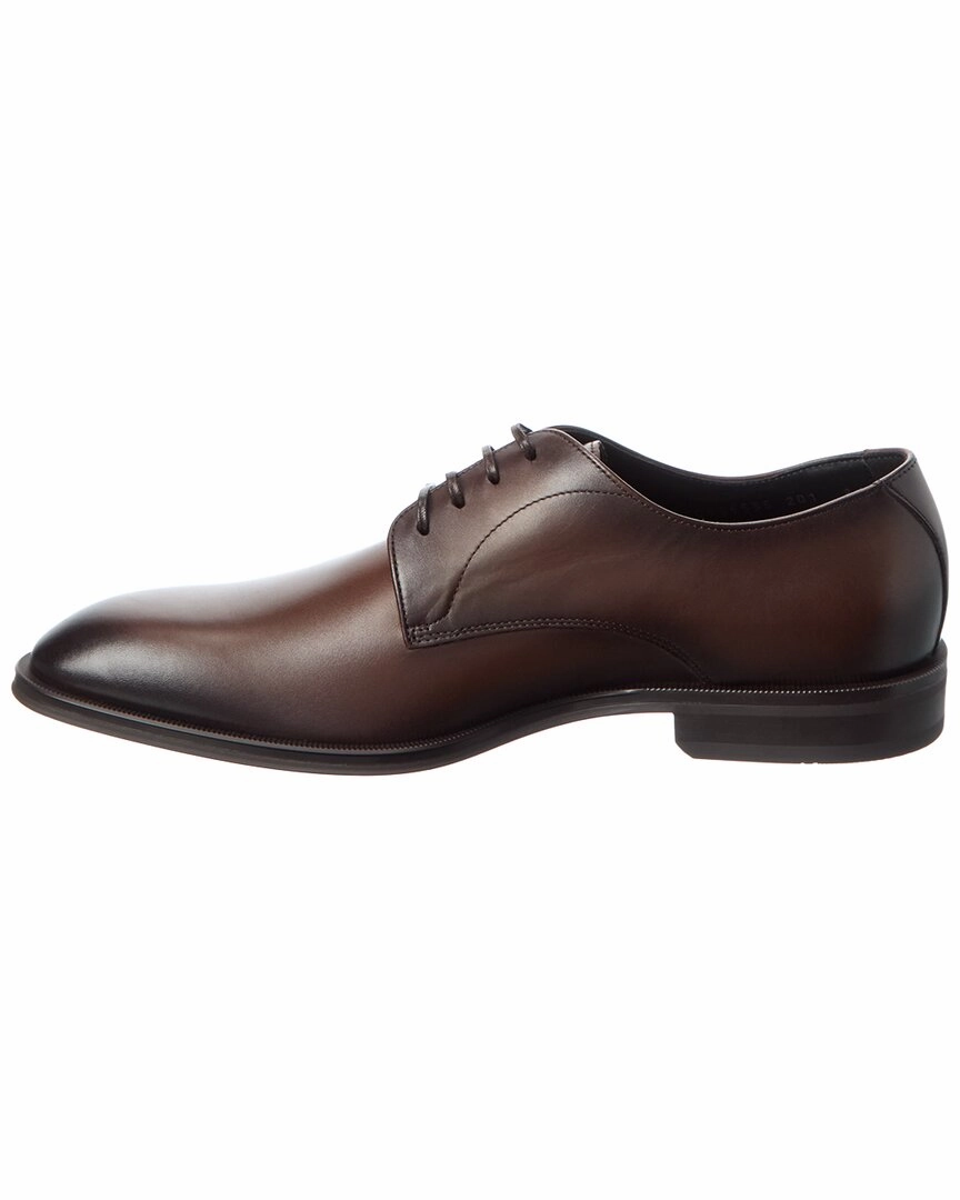 Hugo Boss Derrek Leather Derby Kesco Saddle Oxfords
