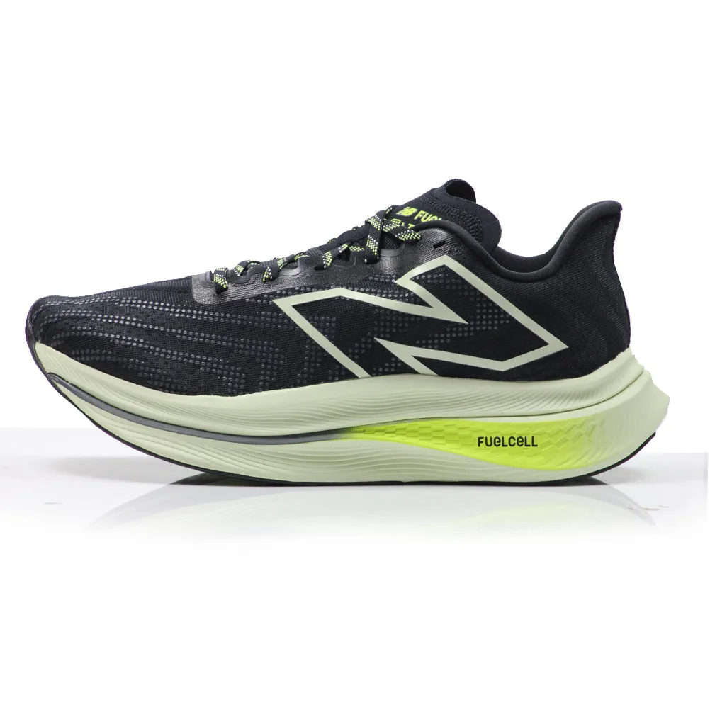 Running Distance Shoes New Balance FuelCell SuperComp Trainer Men's Running Shoe - Black/Yellow