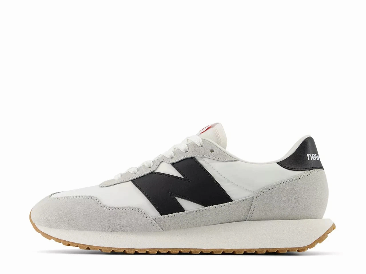 New Balance Black Gray New Balance Men's 237 Sneaker - White