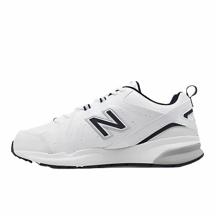 New Balance Men's MX608v5 Sneaker - White/Navy New Balance Extra Wide Athletic Shoes