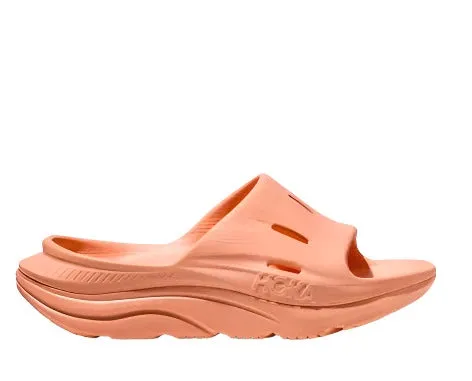 HOKA Ora Recovery Slide 3 - Papaya/Papaya Stable Shoes