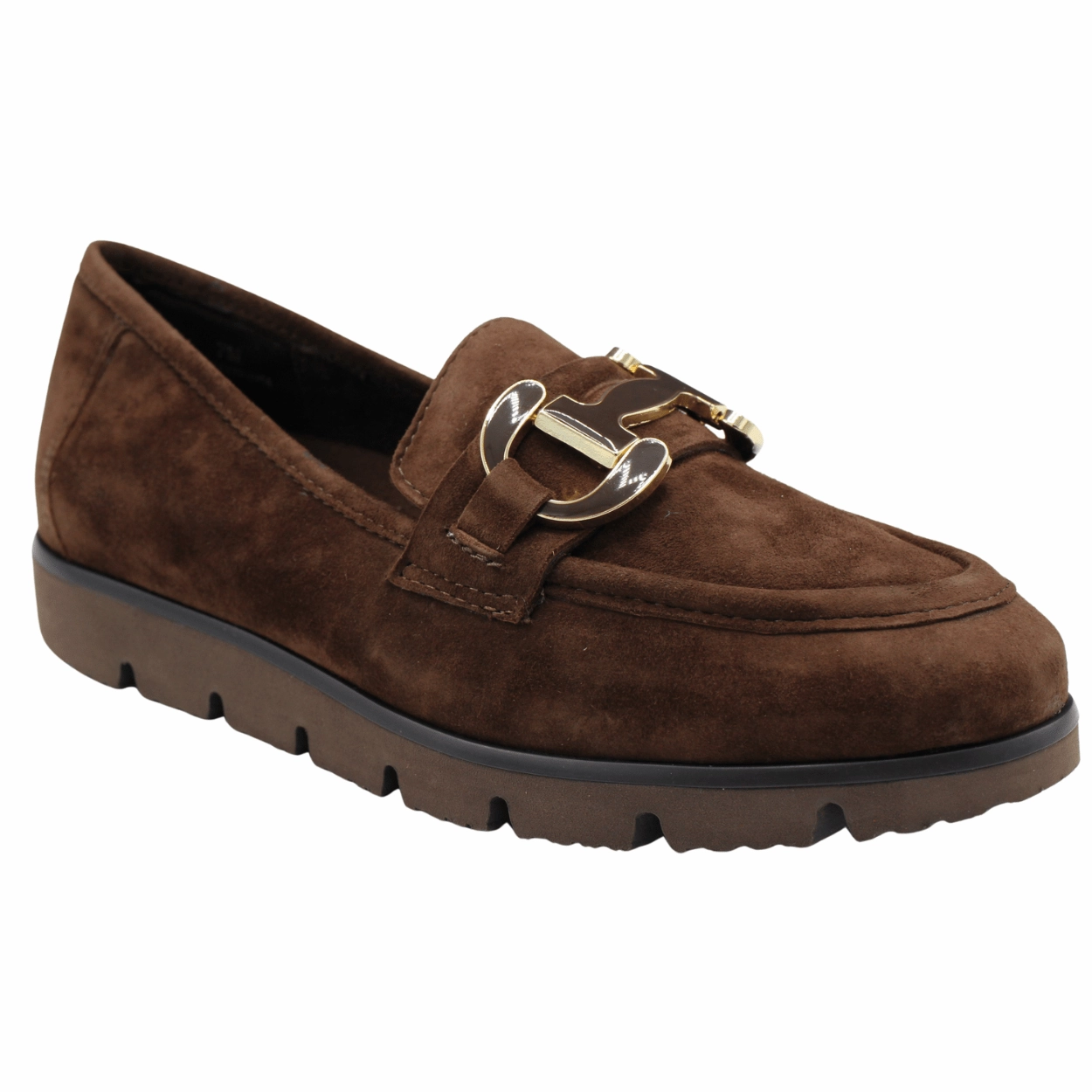 Platform Patent Oxfords Nicole Suede Loafer