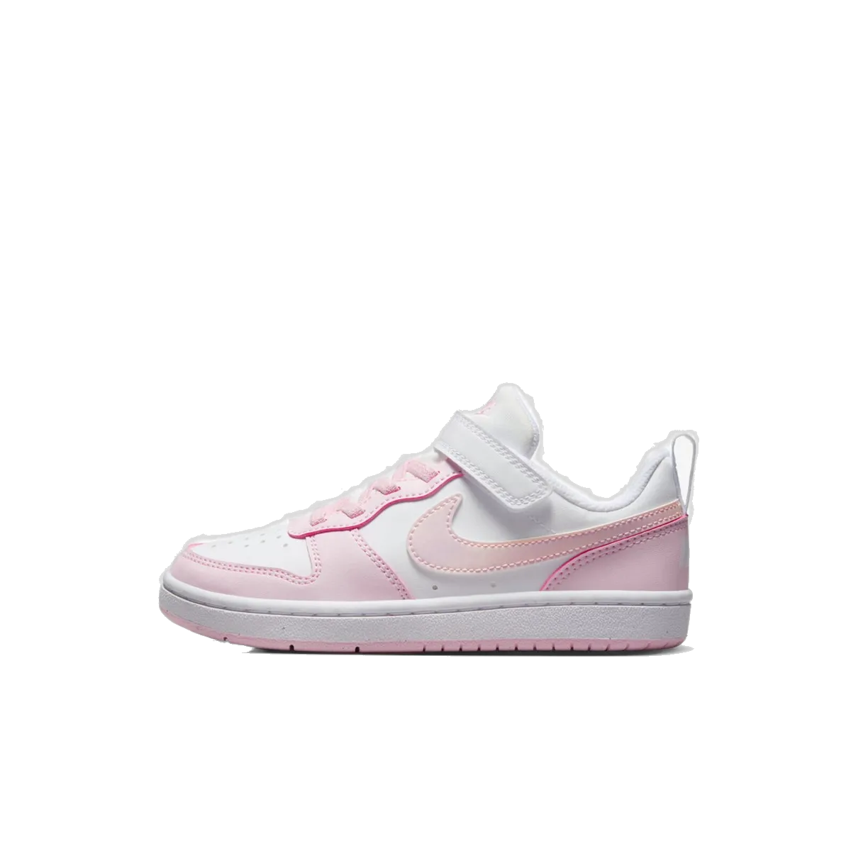 Orange Nike Running Shoes Nike Kids' Court Borough Low Recraft Shoes - White / Pink Foam