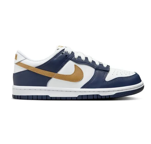 Nike Kids' Dunk Low Shoes - White / Midnight Navy / Wheat Paige Bueckers Nike Shoes