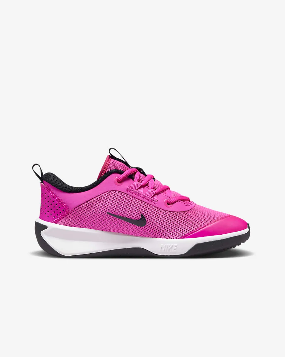 Most Cushioned Nike Running Shoe Nike Kids' Omni Multi-Court Shoes - Laser Fuchsia / Black / White