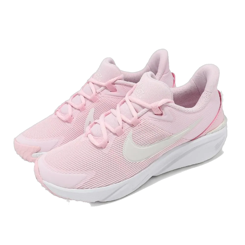 Nike Rafael Nadal Tennis Shoes Nike Kids' Star Runner 4 Shoes - Pink Foam / Summit White / White